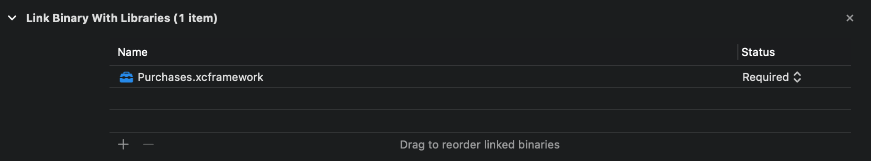 link binary with libraries before