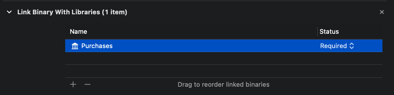 link binary with libraries before